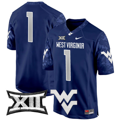 West Virginia Mountaineers 2024 Game Jersey - All Stitched