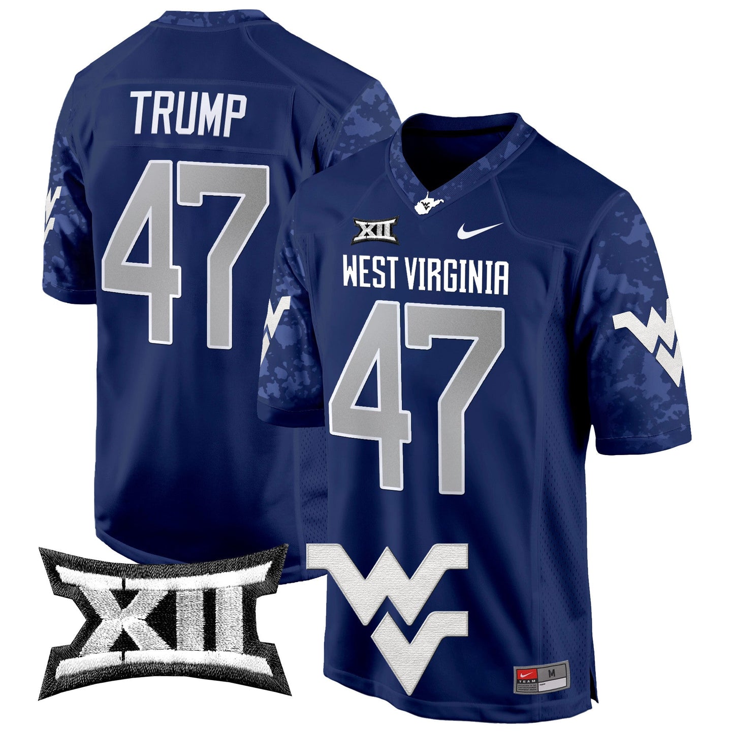 West Virginia Mountaineers 2024 Game Jersey - All Stitched