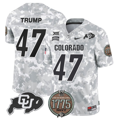 Buffaloes 2024 Salute to Service Establishment Year Patch Vapor Limited Jersey - All Stitched