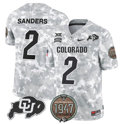 Buffaloes 2024 Salute to Service Establishment Year Patch Vapor Limited Jersey - All Stitched