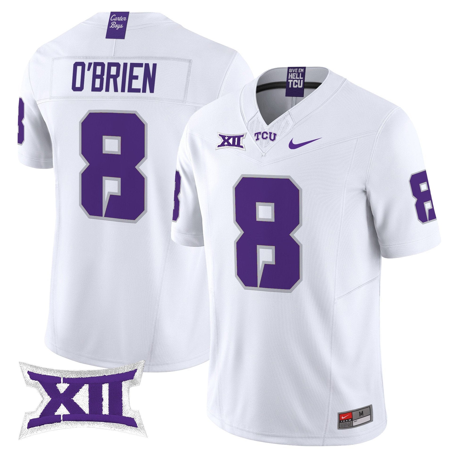 Men's TCU Horned Frogs 2025 Vapor Limited Jersey - All stitched