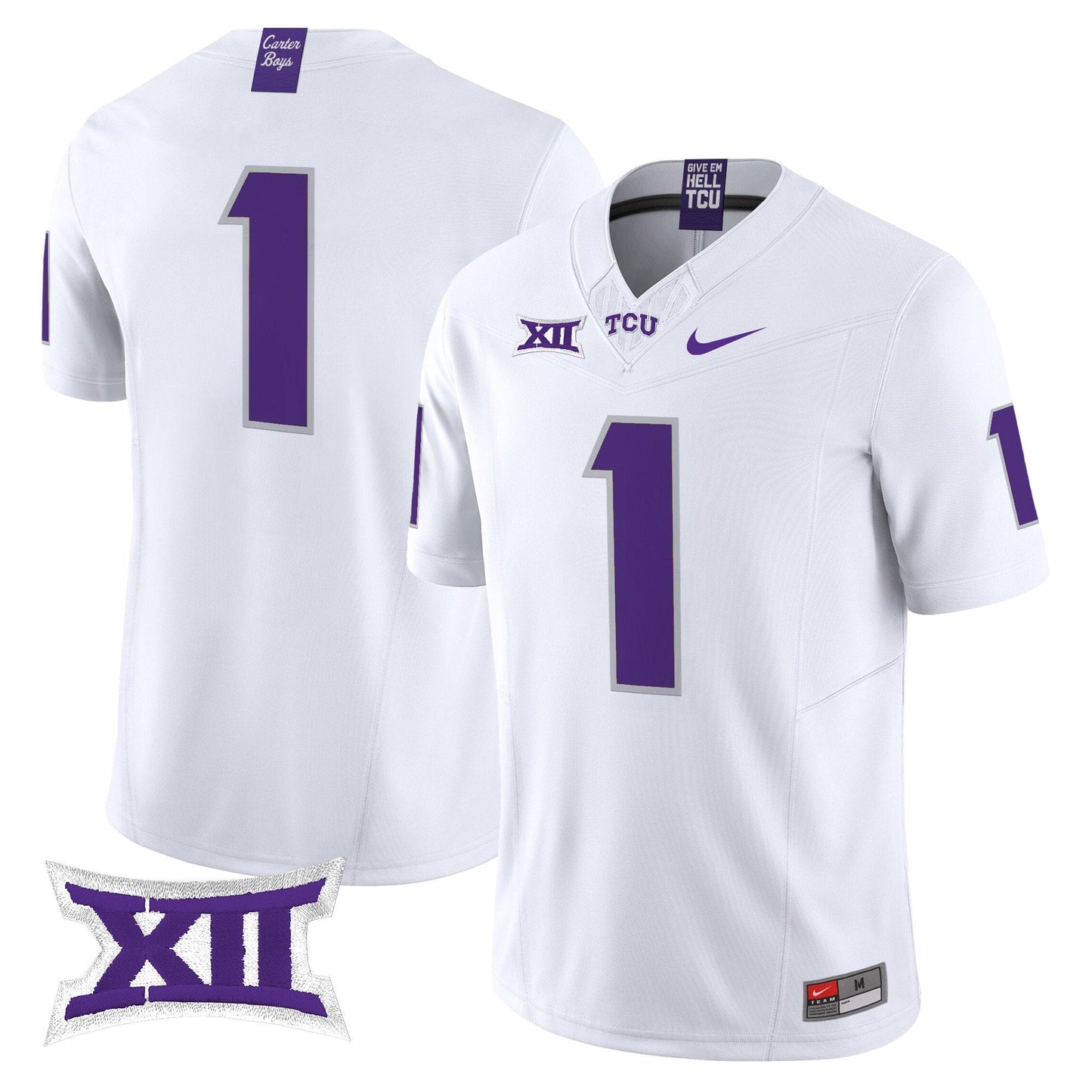 Men's TCU Horned Frogs 2025 Vapor Limited Jersey - All stitched