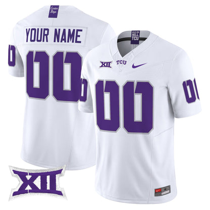 TCU Horned Frogs 2025 Vapor Limited Custom Jersey - All stitched