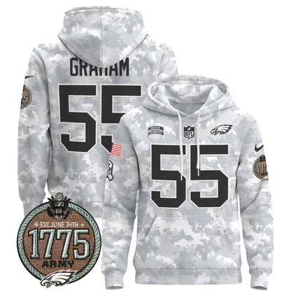 PHI 2024 Salute to Service Establishment Year Patch Pullover Hoodie