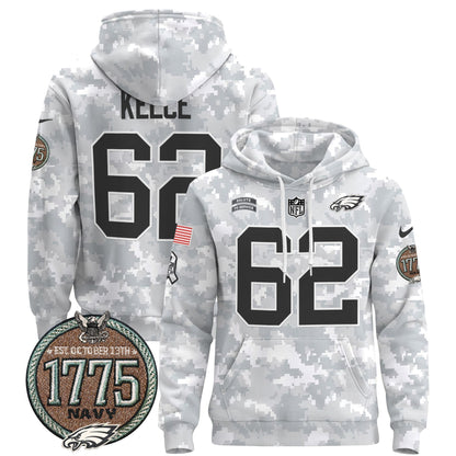 PHI 2024 Salute to Service Establishment Year Patch Pullover Hoodie