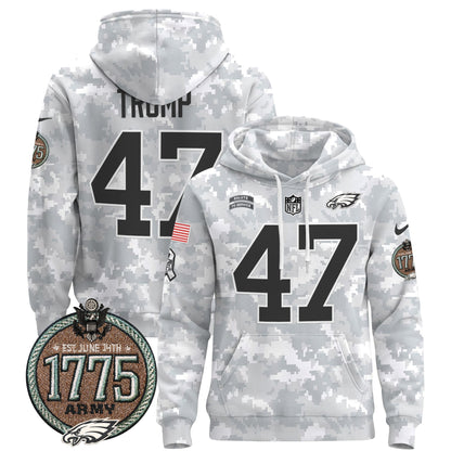 PHI 2024 Salute to Service Establishment Year Patch Pullover Hoodie