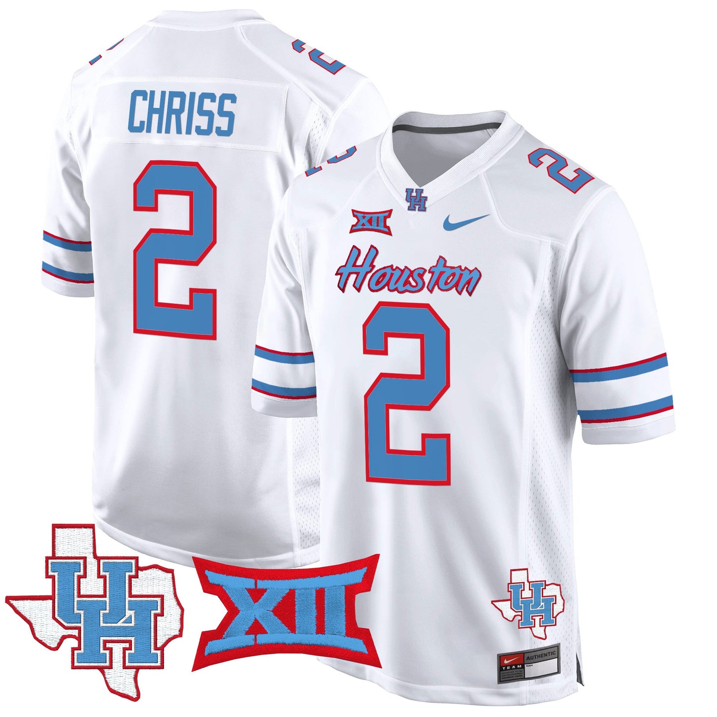 Houston Cougars 2024 Game Jersey - All Stitched