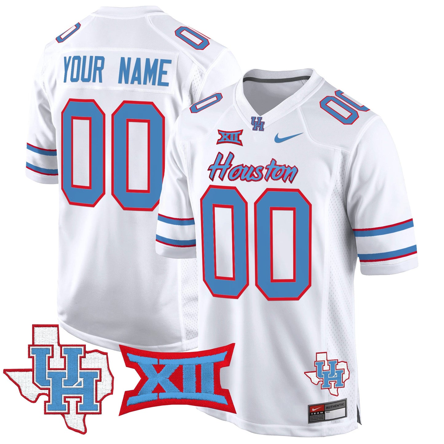 Houston Cougars 2024 Game Custom Jersey - All Stitched