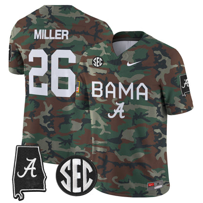 BAMA 2024 Military Vapor Limited Jersey - All Stitched