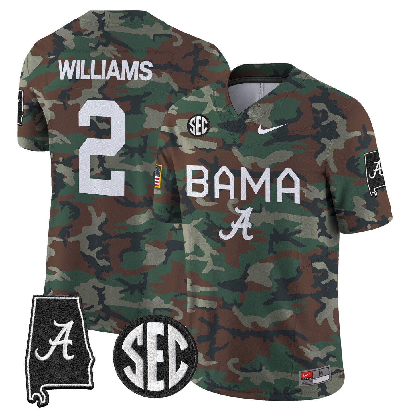 BAMA 2024 Military Vapor Limited Jersey - All Stitched