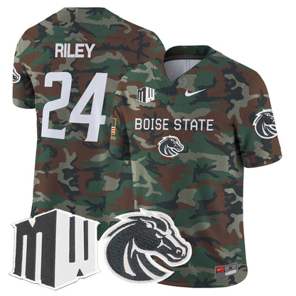 BSU 2024 Military Vapor Limited Jersey - All Stitched