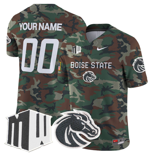 BSU 2024 Military Vapor Limited Custom Jersey - All Stitched