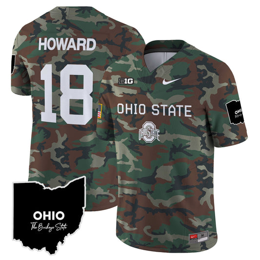 OSU 2024 Military Vapor Limited Jersey - All Stitched