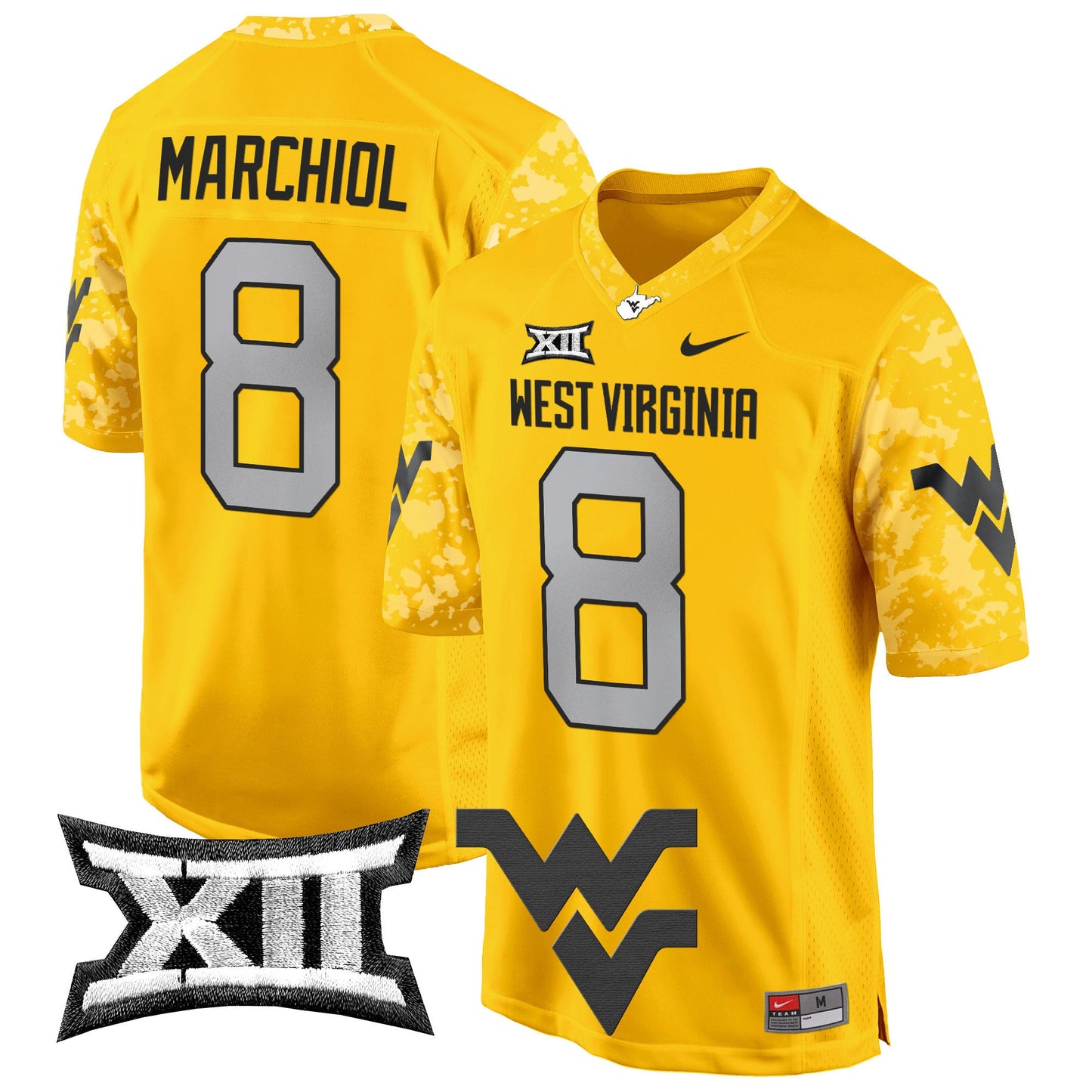 West Virginia Mountaineers 2024 Game Jersey - All Stitched