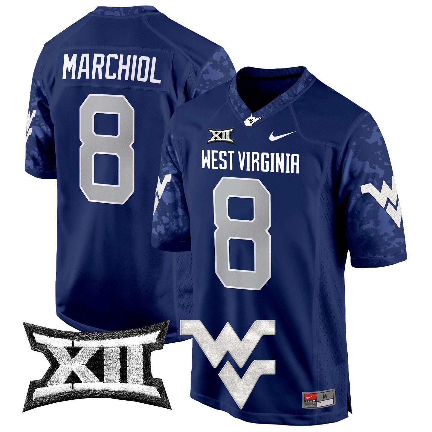 West Virginia Mountaineers 2024 Game Jersey - All Stitched