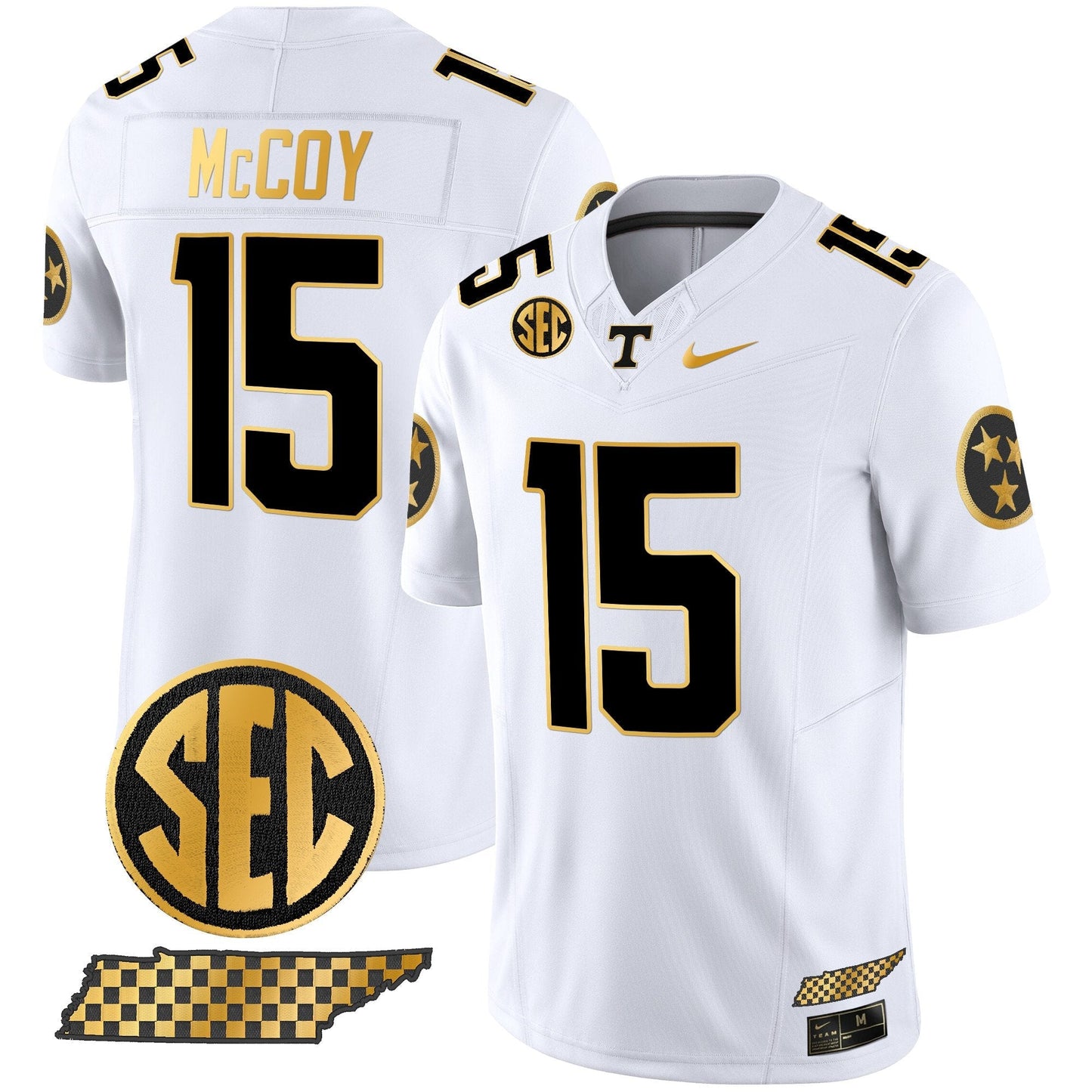 TENN 2024 Gold Vapor Limited Jersey V2 - All Stitched