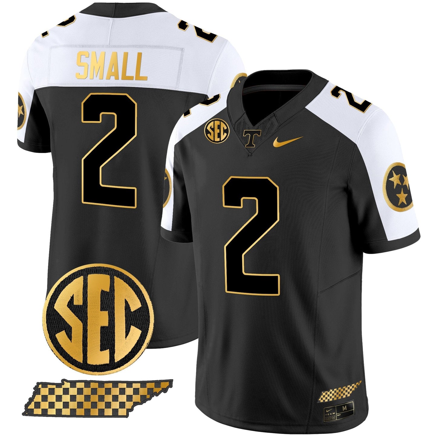 TENN 2024 Gold Vapor Limited Jersey V2 - All Stitched