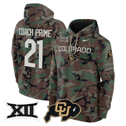 CU 2024 Military Fleece Pullover Hoodie