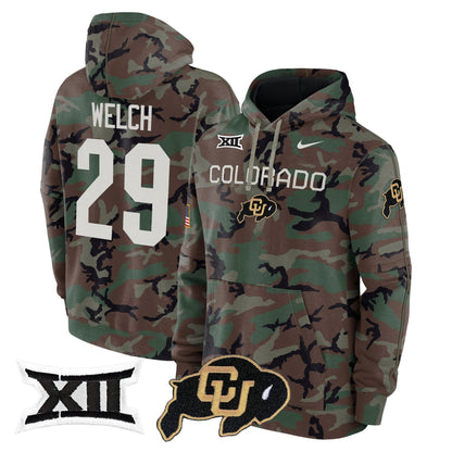 CU 2024 Military Fleece Pullover Hoodie