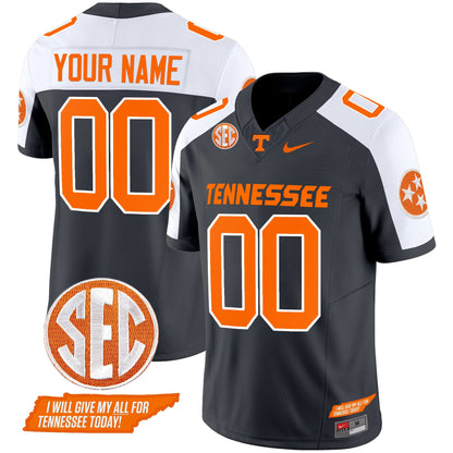 Tennessee Volunteers 2024 Checkerboard Vapor Limited Custom Jersey V2 - All Stitched