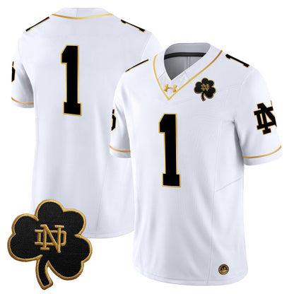 ND 2024 Gold Vapor Limited Jersey - All Stitched