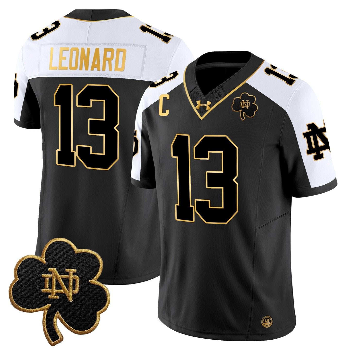 ND 2024 Gold Vapor Limited Jersey - All Stitched