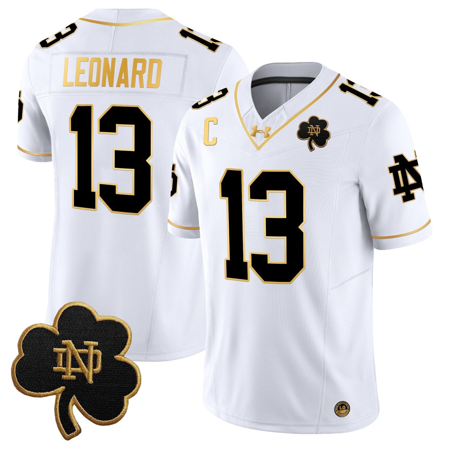 ND 2024 Gold Vapor Limited Jersey - All Stitched