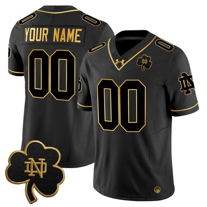 ND 2024 Gold Vapor Limited Custom Jersey - All Stitched