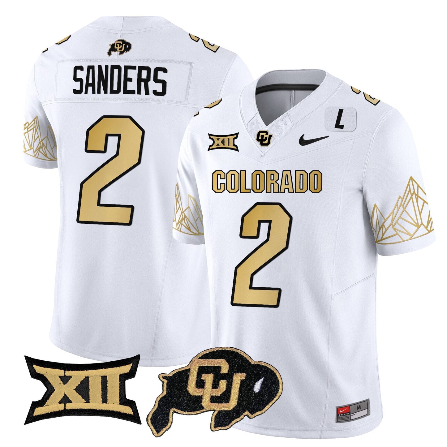 CU Vapor Limited Jersey V4 - Big 12 XII Patch - All Stitched