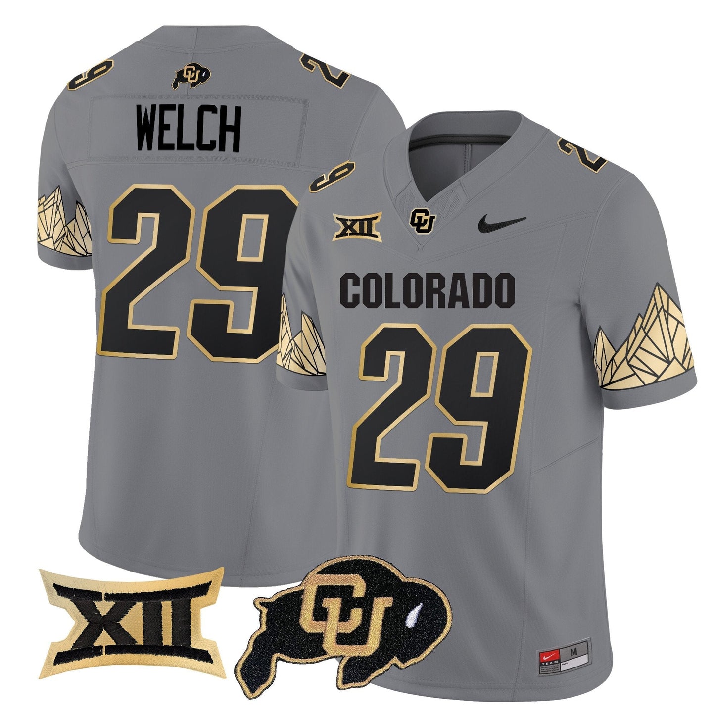 CU Vapor Limited Jersey V4 - Big 12 XII Patch - All Stitched