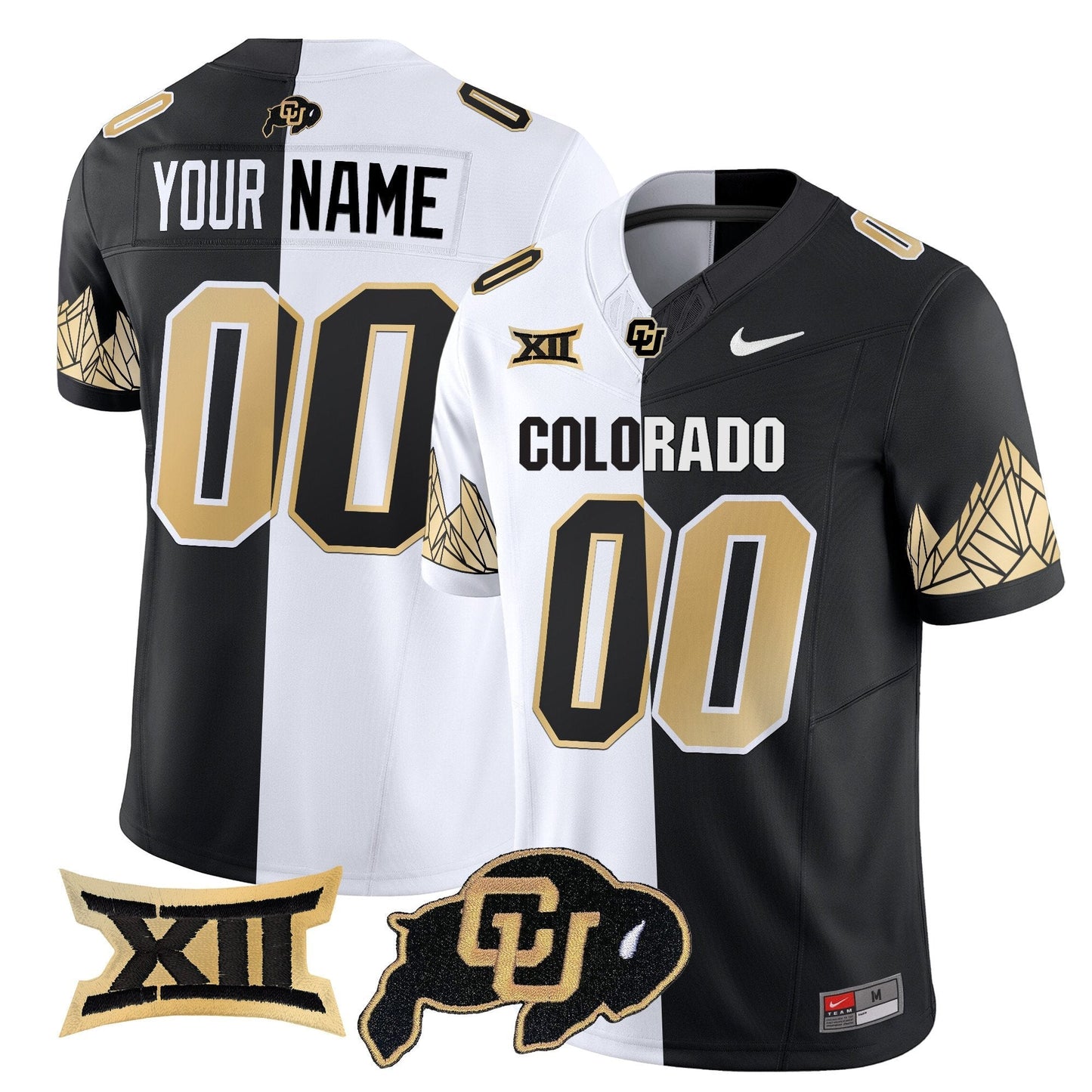 CU Vapor Limited Custom Jersey V4 - Big 12 XII Patch - All Stitched