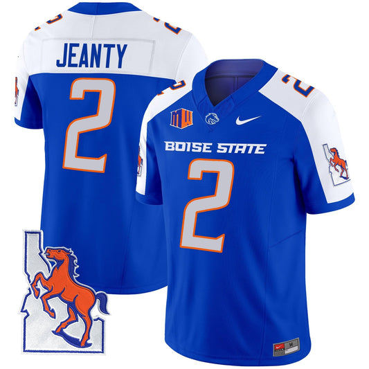 BSU 2024 Map Patch Vapor Limited Jersey - All Stitched
