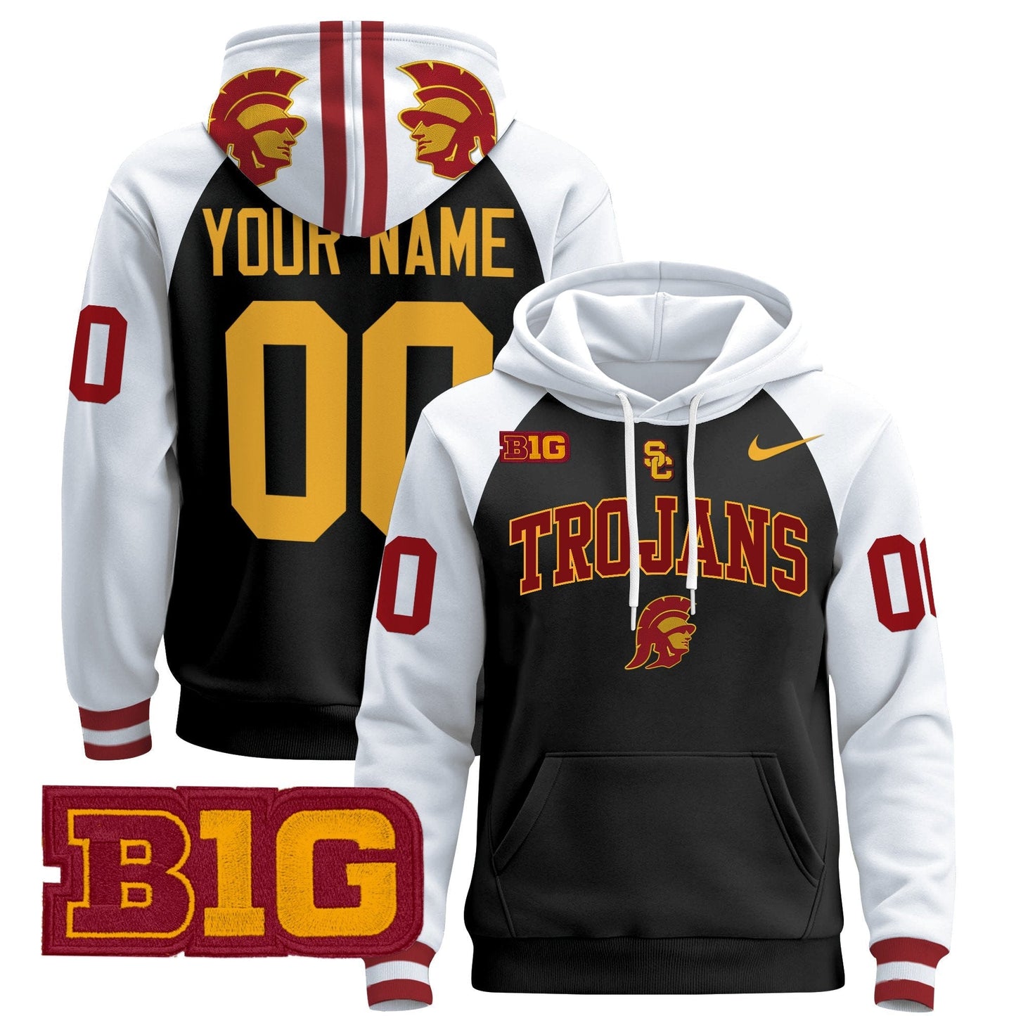 USC Trojans 2024 Custom Pullover Hoodie V2