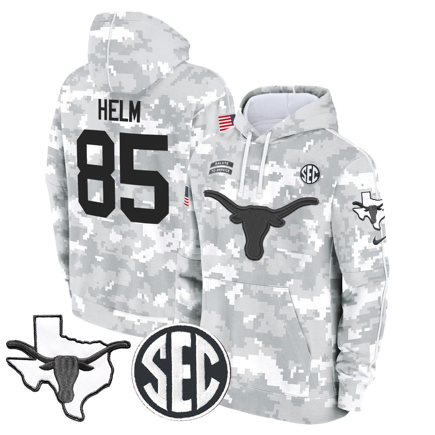 TEX 2024 Salute to Service Fleece Pullover Hoodie
