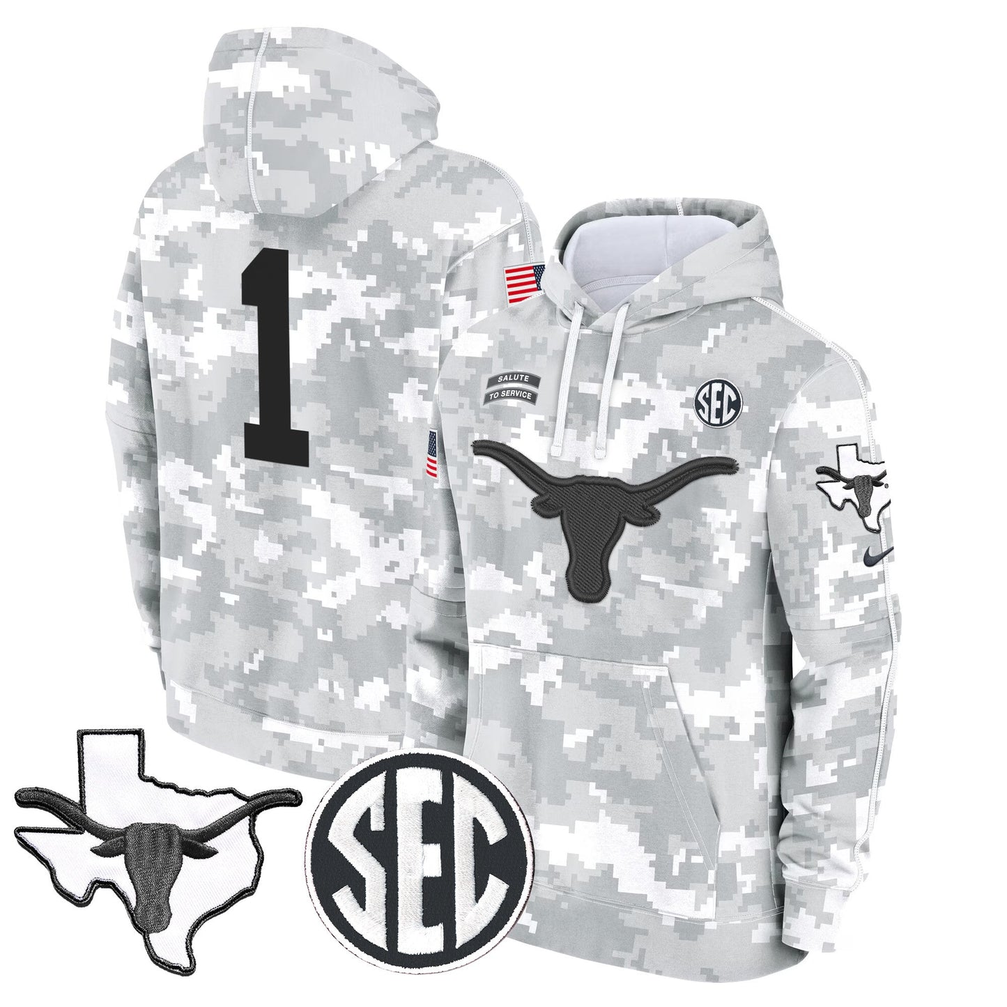 TEX 2024 Salute to Service Fleece Pullover Hoodie