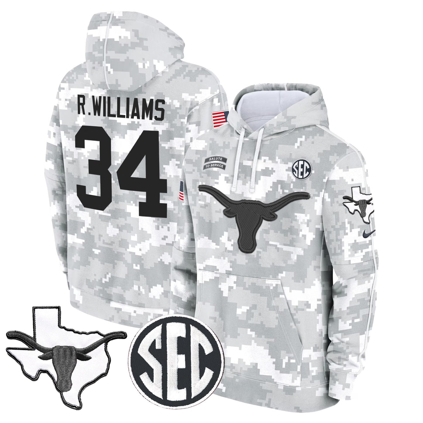TEX 2024 Salute to Service Fleece Pullover Hoodie