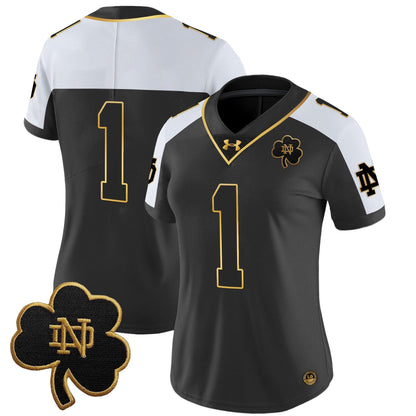 Women's ND 2024 Gold Vapor Limited Jersey - All Stitched