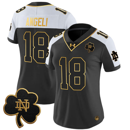 Women's ND 2024 Gold Vapor Limited Jersey - All Stitched