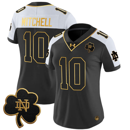 Women's ND 2024 Gold Vapor Limited Jersey - All Stitched