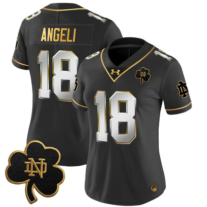 Women's ND 2024 Gold Vapor Limited Jersey - All Stitched