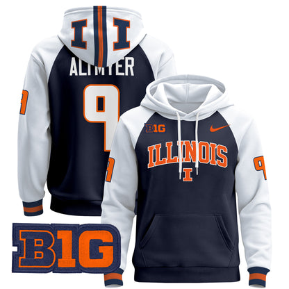 Men's Illinois Fighting Illini 2025 Pullover Hoodie V2 - All Stitched
