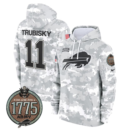 BUF 2024 Salute to Service Establishment Year Patch Fleece Pullover Hoodie