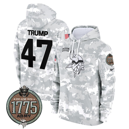 MIN 2024 Salute to Service Establishment Year Patch Fleece Pullover Hoodie