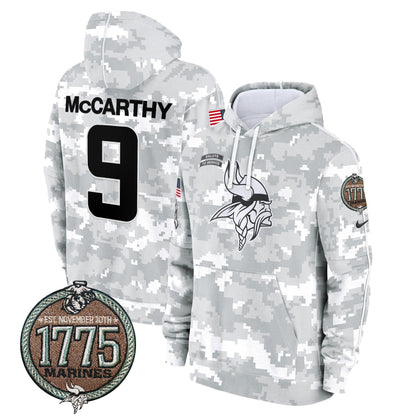 MIN 2024 Salute to Service Establishment Year Patch Fleece Pullover Hoodie