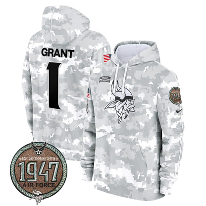 MIN 2024 Salute to Service Establishment Year Patch Fleece Pullover Hoodie