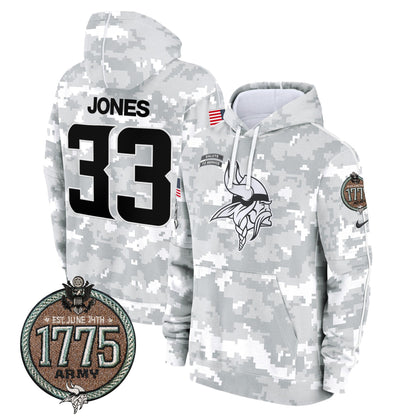 MIN 2024 Salute to Service Establishment Year Patch Fleece Pullover Hoodie