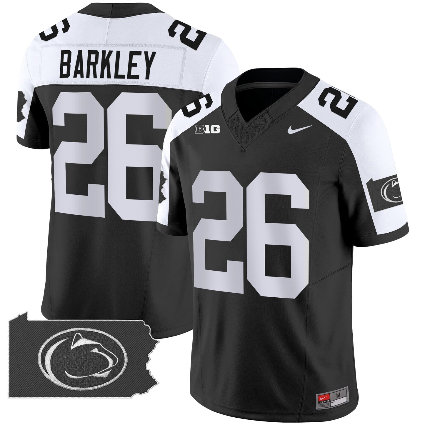 Penn State Nittany Lions 2024 Home Patch Vapor Limited Jersey - All Stitched