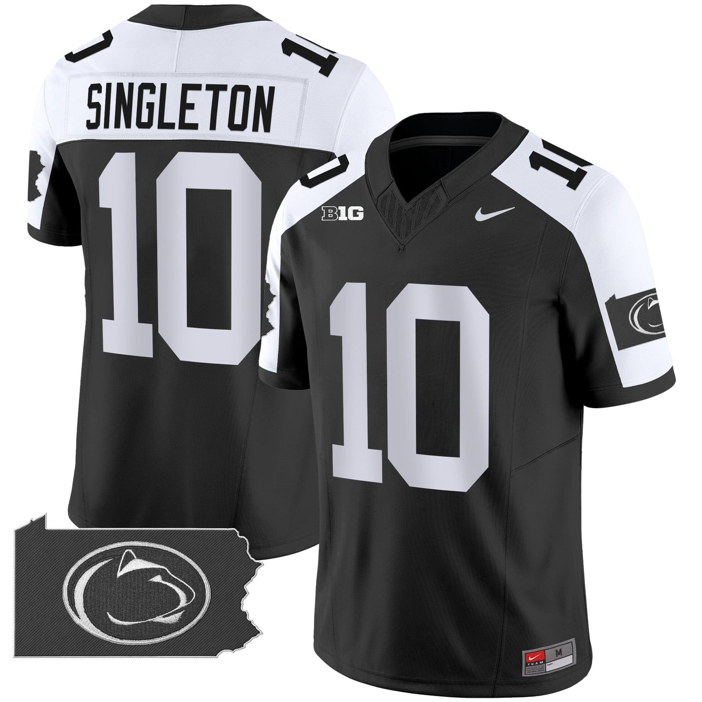 Penn State Nittany Lions 2024 Home Patch Vapor Limited Jersey - All Stitched