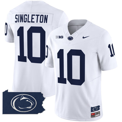 Penn State Nittany Lions 2024 Home Patch Vapor Limited Jersey - All Stitched