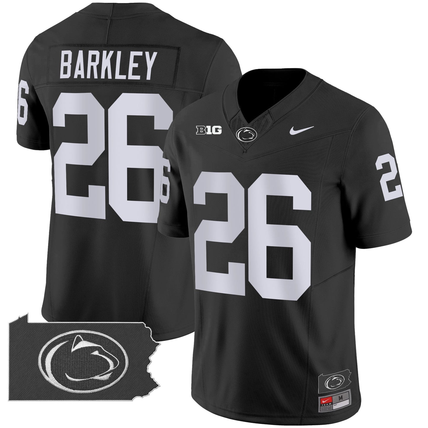 Penn State Nittany Lions 2024 Home Patch Vapor Limited Jersey - All Stitched